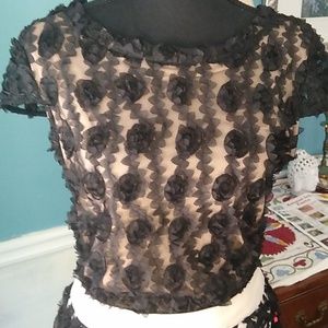 Ann Taylor, blouse flower blouse